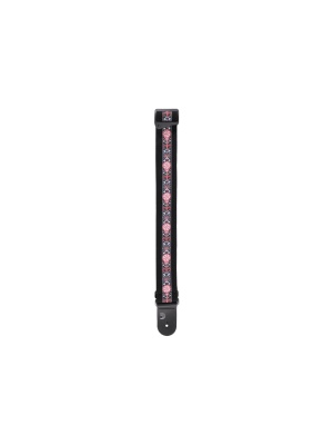 D’Addario 50CT00-DX Deluxe Cotton Guitar Strap Black - Img3