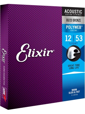 Elixir Polyweb Acoustic 80/20 Bronze Light 11050 - Img1