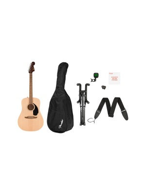 Fender California Debut Redondo Acoustic Pack, Natural - Img8