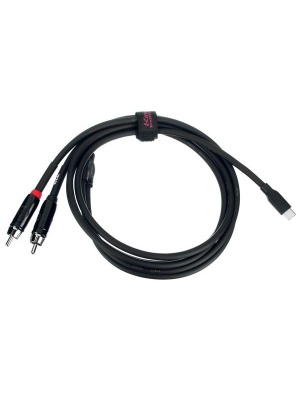 Kirlin UY-C-394B-06 USB-C la 2x RCA 1,8 m - Img2