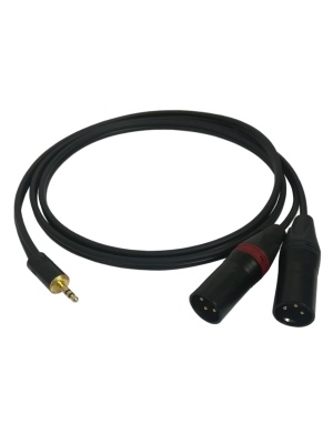 Cablu de Semnal Stereo Klotz IY204 - Neutrik 2 x XLR Tata - Jack 3,5mm