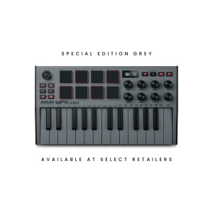 MIDI Claviatura AKAI Professional MPK Mini MK3 Gray - Img2