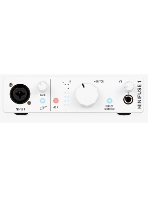 Set studio Arturia MiniFuse 1 White + JTS JS-1P Plus White + Audio-Technica ATH-M20X White - Img2