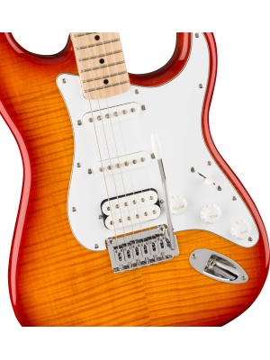 Squier Affinity Stratocaster FMT HSS, Maple Fingerboard, White Pickguard (Sienna Sunburst) - Img3