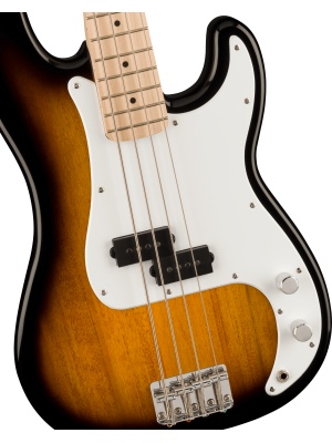 Squier Sonic Precision Bass, Maple Fingerboard, White Pickguard, 2-Color Sunburst - Img3