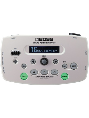 Boss VE-5-WH Procesor Vocal White cu Efecte și Looper | MusicShop
