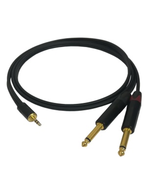 Cablu de Semnal Stereo Klotz IY204 - Neutrik 2 x Jack 6,3mm - Jack 3,5mm