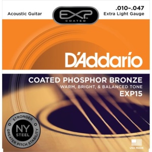 Corzi Chitara Acustica - Coated Extra Light - D'Addario EXP15 - Img1