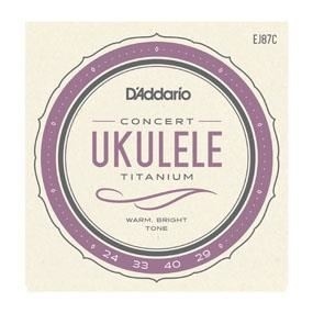 Corzi Ukulele Titanium Concert D'addario EJ87C