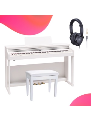 Roland RP701-WH Set cu bancă și căști