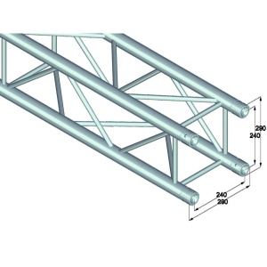 Truss Alutruss Quadlock 6082-2000 4-Way Cross Beam - Img2