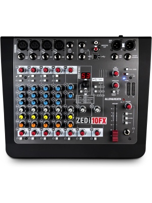 Allen & Heath ZEDi-10FX – Mixer audio cu USB 4×4 și efecte