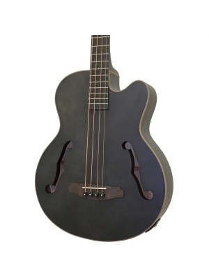 Aria FEB-F2M STBK – Chitară Bas Electro-Acustică Medium Scale Stained Black - Img2