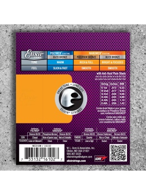 Elixir Nanoweb Acoustic Phosphor Bronze Medium 16102 - Img2