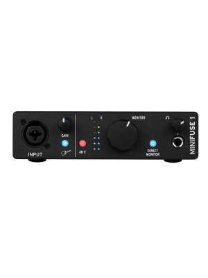 Set studio Arturia MiniFuse 1 BK + JTS JS-1P Plus BK + Audio-Technica ATH-M20X BK - Img2