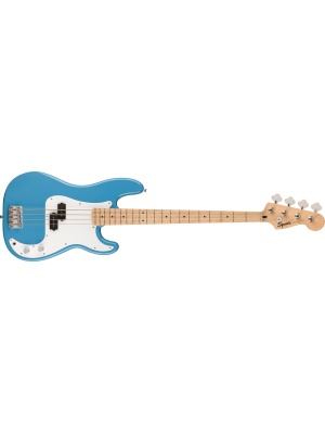 Squier Sonic Precision Bass, Maple Fingerboard, White Pickguard, California Blue