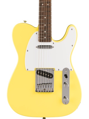Squier Sonic Telecaster Laurel Fingerboard White Pickguard (Canary Yellow) - Img3