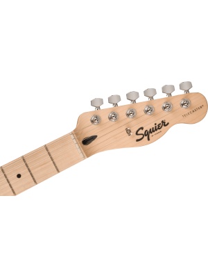 Squier Sonic Telecaster, Maple Fingerboard, White Pickguard, Black - Img5