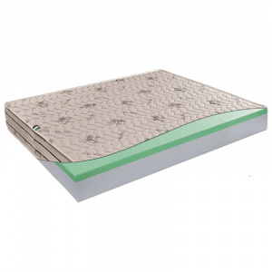 ДВУЛИЦЕВ МАТРАК VISCOFOAM ALOE MERINO 25СМ