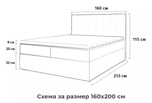 Боксспринг легло Ares - MATTRO - Img 7
