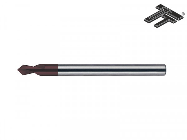 Burghiu centrare lung pentru CNC 120°, HSS Co TiAlN DIN 1897