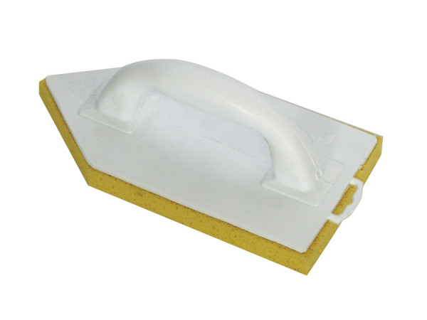Drișcă PVC monobloc cu vârf și bază poliuretanică galbenă