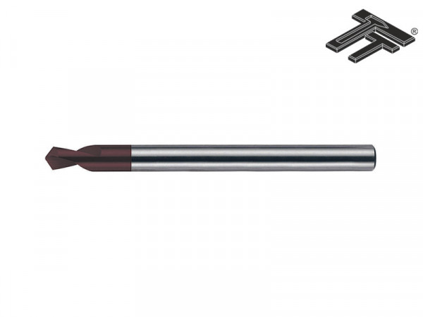 Burghiu centrare lung pentru CNC 90°, HSS Co TiAlN DIN 1897