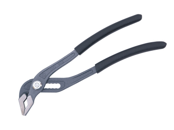 Cleste reglabil SLIM pentru tevi, articulatie suprapusa, manson PVC