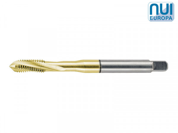 Tarod de masina, elicoidal, filet metric, HSS-E TiN DIN 371, Toleranta 6H, Forma C