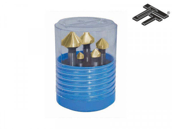 Trusa tesitoare coada cilindrica, HSS TiN DIN 335, Forma C - 90°