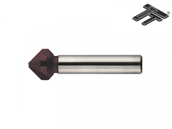 Tesitor coada cilindrica, HSS Co5 TiAlN DIN 335, Forma C - 90°