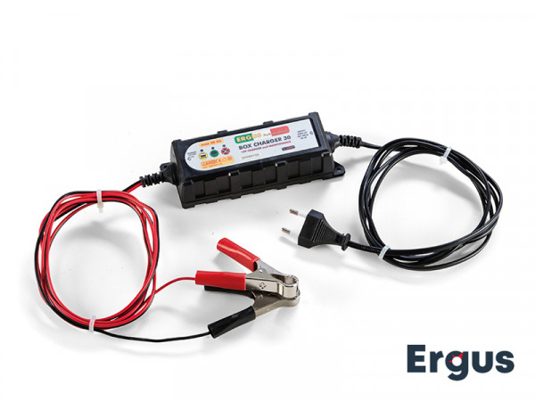 Incarcator pentru reincarcarea sau mentenanta bateriilor de autovehicule - Ergus - BOX CHARGER 30