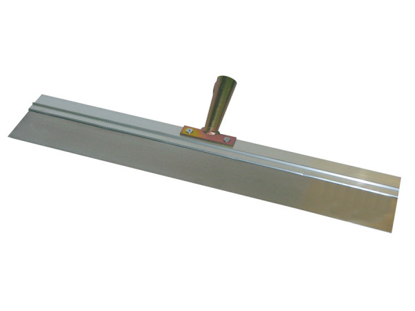 Spatula INOX cu montura de aluminiu, maner metalic
