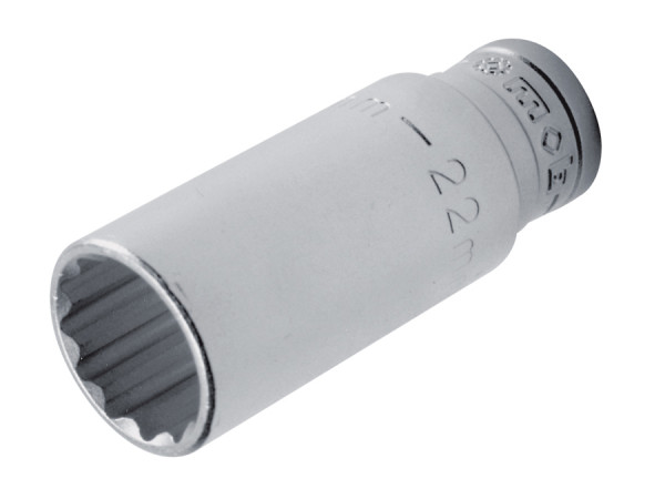 Cap cheie tubulara lunga cu dublu hexagon 1/2” - DH