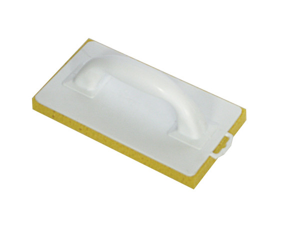 Drișcă PVC monobloc cu bază poliuretanică galbenă