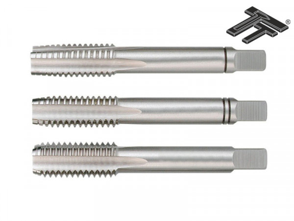 Tarod de mana, set, filet metric, HSS DIN 352 - STAS 1112/7, Toleranta 6H, Forma C