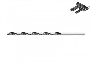 Burghiu elicoidal extralung coada cilindrica, HSS rectificat DIN 1869/1 - STAS 8156, Tip N