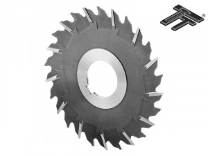 Freza disc, ingusta, dinti in zig-zag, HSS Co5 DIN 1834 A, Tip N