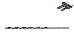 Burghiu elicoidal extralung coada cilindrica, HSS rectificat DIN 1869/2 - STAS 8156, Tip N