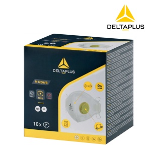 DELTAPLUS | MASCA DE PROTECTIE RESPIRATORIE, CU VALVA, FFP2, M1200VB - Img 3