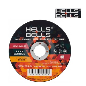 Disc abraziv de polizare Hells Bells EXTREME 125 x 4.0 x 22.23 mm