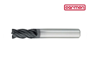 Freza cilindro-frontala, coada cilindrica, cu 4 dinti Carbura Sapphire Sleek, DIN 6527L, Tip N