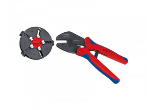 KNIPEX MultiCrimp® clești de sertizare cu magazie pentru adaosuri de schimb