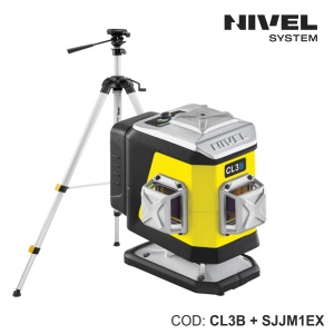 Nivelă laser CL3G – 3 plane 360°, fascicul albastru, Bluetooth | Nivel System - Img 4