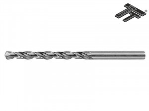 Burghiu elicoidal coada cilindrica, HSS Co8 DIN 338 - STAS 573, Tip N