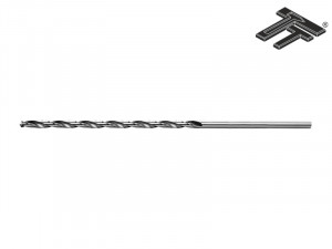 Burghiu elicoidal extralung coada cilindrica, HSS rectificat DIN 1869/3 - STAS 8156, Tip N