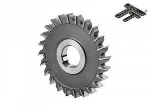 Freza disc 3 taisuri, dinti drepti, HSS Co5 DIN 885 B, STAS 2215/2, Tip H