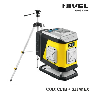 Nivela laser CL1G – 1 plan 360° orizontal, fascicul albastru, Bluetooth | Nivel System - Img 2