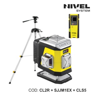 Nivelă laser CL2R – 2 plane 360°, fascicul roșu, Bluetooth | Nivel System - Img 5