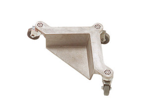 Set 4 coltare din aluminiu cu 3 roti pivotante pentru transport mobila